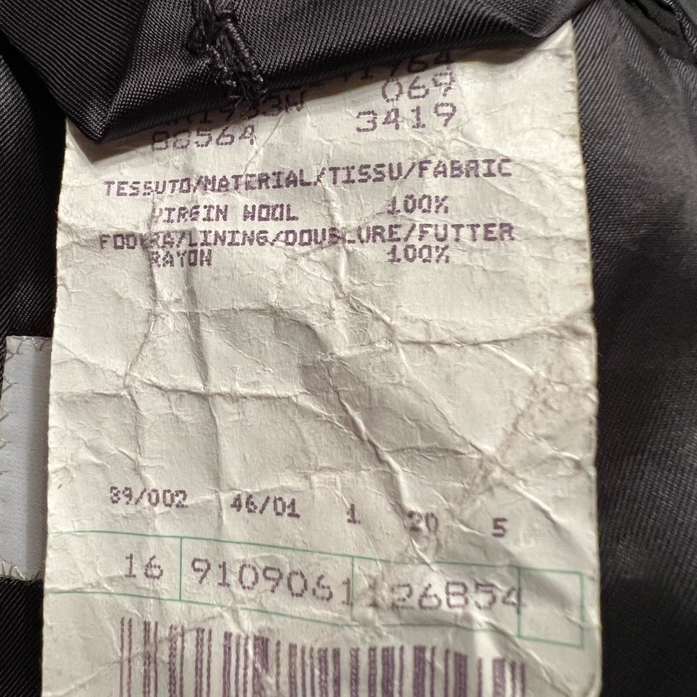 Issimo Italian Men's Gray  Plaid Suit 48L - Picture 10 of 16